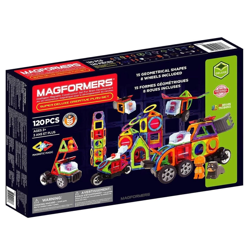 Magformers 120 Piece Deluxe Creative Set - 1552970