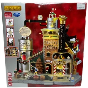 Lemax Christmas Chocolatier Truffle Factory 2021 Sights Sounds Animated NIB NEW - Picture 1 of 7