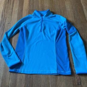 REI Size XL Girls Blue Athletic Long Sleeve Run 1/2 Zip Pullover Shirt Jacket - Picture 1 of 7