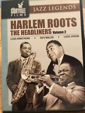 Harlem Roots Vol. 2 The Headliners DVD Louis Armstrong Fats Waller Louis Jordan
