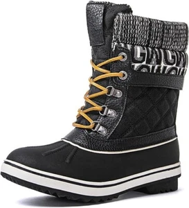 Botas de nieve de invierno impermeables para mujer GLOBALWIN 8,5, 1910 estampado negro - Imagen 1 de 1