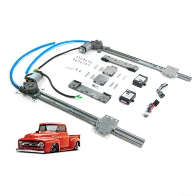 One Touch Flat Glass power window Crank conversion kit Fits Ford 1948-1956 Truck - Imagem 1 de 4