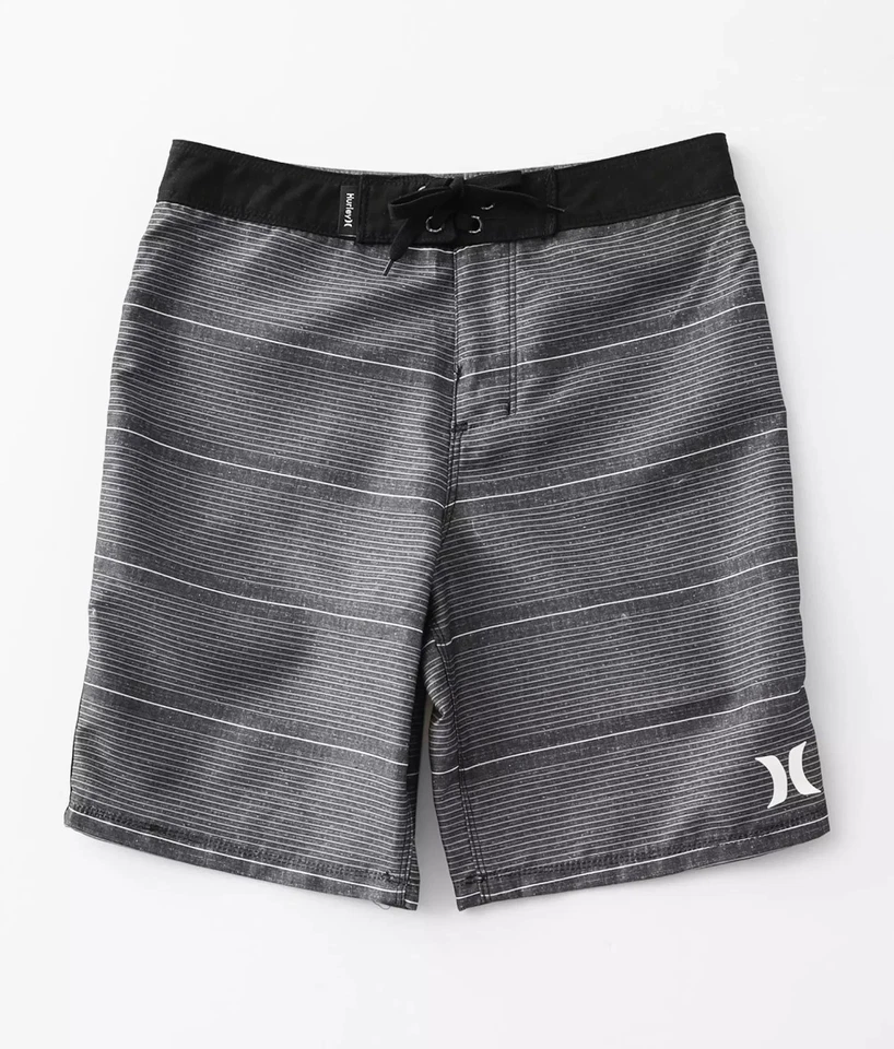 Hurley Boys' Big Classic Board Shorts Black Shoreline Size 18 8hkw