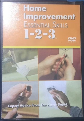 Home Improvement Essential Skills 1-2-3 (Home Depot DVD) -Free Shipping - Image 1 of 3