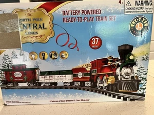 Lionel North Pole Central Ready-to-Play Freight Train Set 711729 - Picture 1 of 13