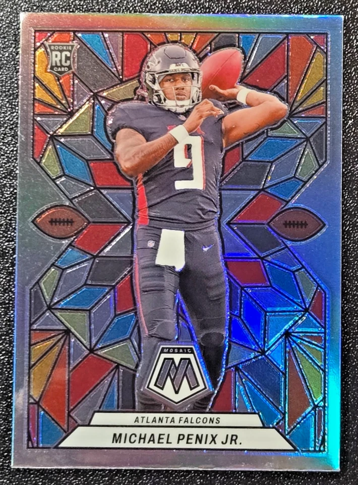 2024 PANINI MOSAIC #SG-24 MICHAEL PENIX JR. STAINED GLASS RC ROOKIE - Image 1 of 4