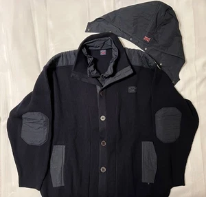 Paul & Shark Yachting Men's Wool Jacket with Hood Size 3XB New Made in Italy - Picture 1 of 3