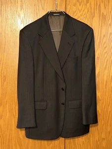 Stafford 40R Blazer Uomo Marrone Taupe Cappotto Sportivo Giacca Lana Elegante Birdseye - Foto 1 di 20