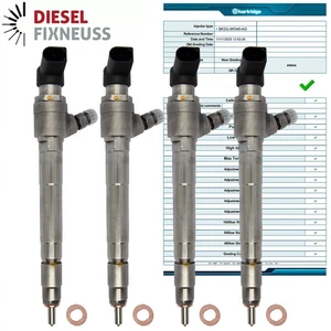 4x EINSPRITZDÜSE INJEKTOR FORD TRANSIT CITROEN JUMPER PEUGEOT BOXER BK2Q9K546AG - Bild 1 von 18