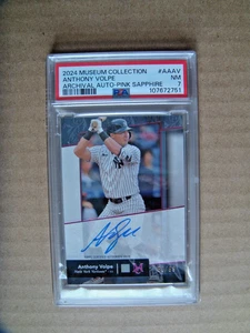 Anthony Volpe 2024 Topps Museum Collection rookie auto signed sapphire /99 PSA 7 - Picture 1 of 1
