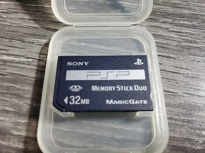 OEM Sony PSP 32MB Memory Stick Duo MagicGate PlayStation Portable TESTED - Image 1 of 3