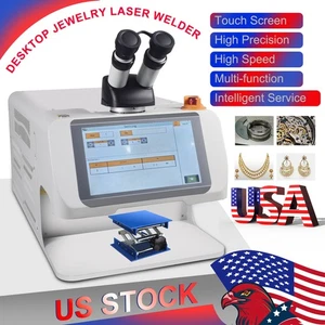 200W Desktop Jewelry Spot Welder Portable Easy Operation for Gold Silver US Ship - Picture 1 of 18