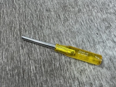 Snap-On Tools ND106 3/16" Nut Driver 6pt SAE Amber Yellow Clear Handle - Image 1 of 4