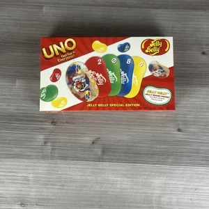 2012 Jelly Belly UNO Game 100% Complete With 2 Full Decks With JELLY BEANS - Picture 1 of 3