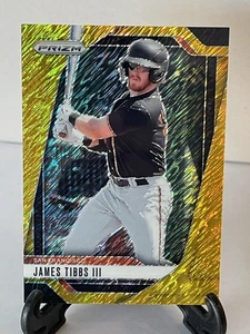 James Tibbs III Gold Shimmer #6/7 2025 Panini Prizm #292 SF Giants FOTL - Picture 1 of 2