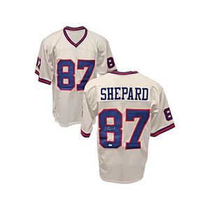 Sterling Shepard Autographed Pro Style White Color Rush Jersey (CX Auth) - Picture 1 of 4