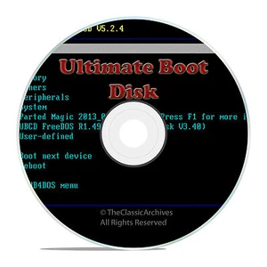 BOOT, RESTORE, FORMAT DISK, FOR ALL COMPUTERS PCS, HARD DISK DIAGNOSTICS TOOLS - Picture 1 of 2