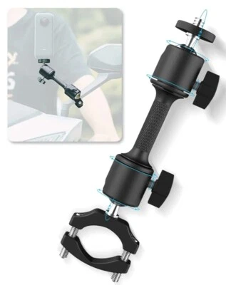 Bike motorcycle mount for GoPro Hero, DJI,AKASO and most action cameras - Image 1 of 4