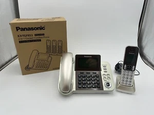 Panasonic KX-TGF853 G2 sistema telefonico cordless con risposta ORO ROSA - Foto 1 di 10