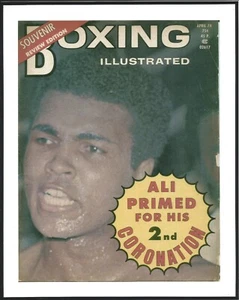 Edición de abril de 1974 de Boxing Illustrated Mag. Con MUHAMMAD ALI - Foto de 8" x 10" - Imagen 1 de 1