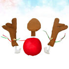 4 Pcs Car Christmas Costume Antlers Party Decoration Clothing Reindeer