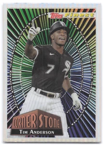 2022 Topps Finest Corner Stone Tim Anderson - Picture 1 of 2