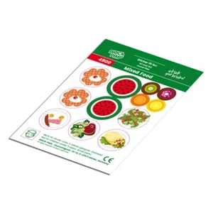 Mixed Foods ❤️ STICKER fit for building blocks tiles /4900 - Bild 1 von 1
