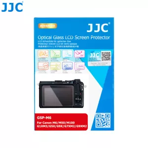 JJC Tempered Glass LCD Screen Protector Film for Canon EOS M6 Mark II M100 M50 - Picture 1 of 10