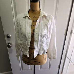 Relativity Vintage 100% Line Petite Medium Jacket - Picture 1 of 5