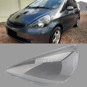 Left Side N/S Front Headlight Lens Cover Shell For Honda Fit/Jazz MK2 GD 2002-07 - Picture 1 of 12