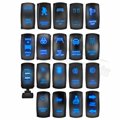 Interruptor basculante de luz LED encendido/apagado para Kawasaki Teryx 4/750/800/KRX 1000/Mule FXT Foto 1 de 2