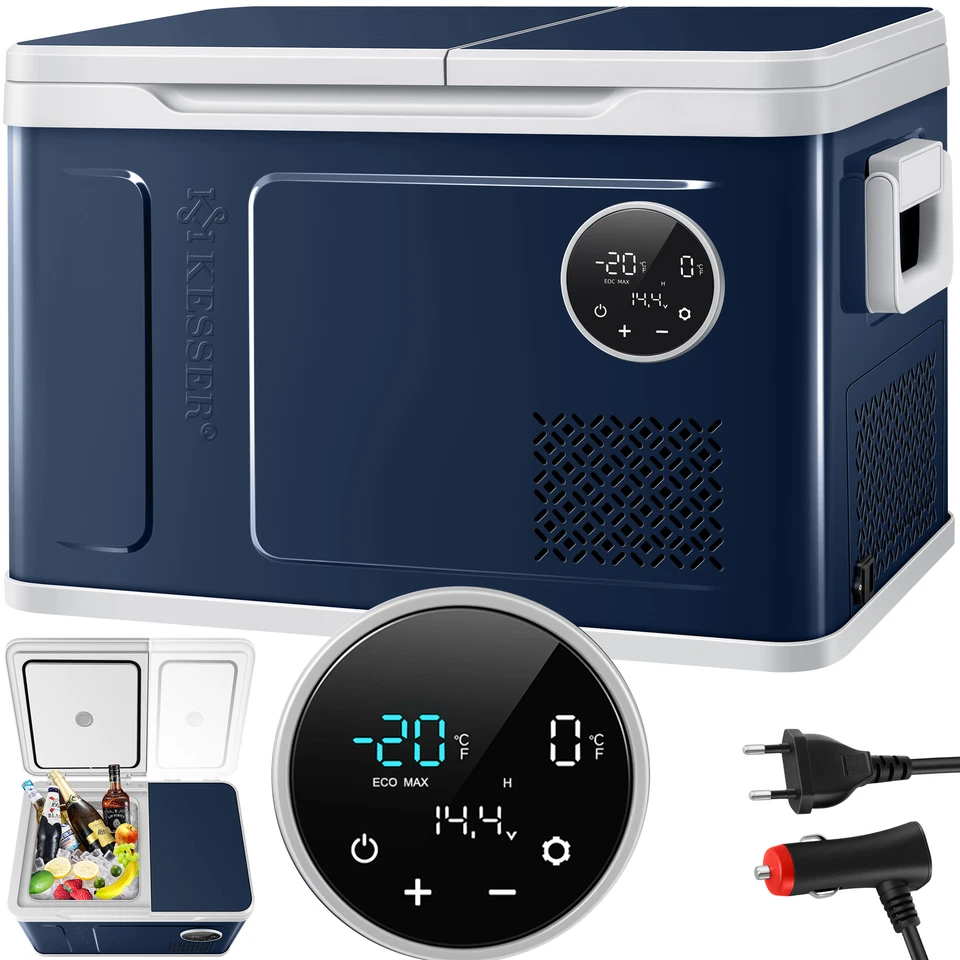 KESSER® Kompressor Kühlbox 40L Tragbare Gefrierbox Auto Kühlschrank elektrisch