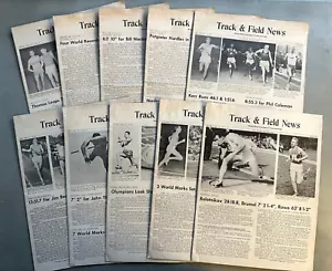 1960 Track & Field News 10 numeri mensili - mancanti novembre e dicembre - rivista sportiva - Foto 1 di 22
