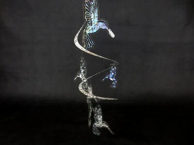 Colibríes Espiral Móvil, Brillante, Colorido Giratorio Decoración #L1220 Foto 1 de 4