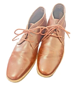 Dexter Mens Brown Leather Round Toe Lace Up Ankle Chukka Boots Size US 13 - Picture 1 of 3