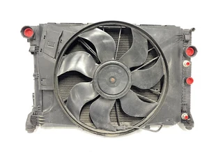 W204 Mercedes 2011 C300 4MATIC Engine Radiator Cooling Fan Motor Assembly - Picture 1 of 6