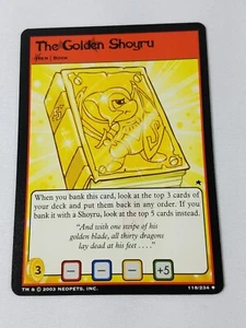 The Golden Shoyru 118/234 Neopets TCG 2003 NM Trading Card Game - Bild 1 von 2