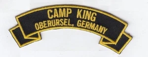 Camp King, Oberursel Deutschland bestickt 4" Rolllasche Aufnäher - Bild 1 von 1