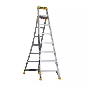 Bailey Leansafe X3 Aluminium 3 in 1 Ladder 8ft 150kg 2.4m - 4.1m FS14131 - Picture 1 of 10
