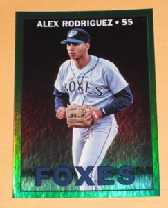 2023 Topps Pro Debüt Alex Rodriguez MILB Legends grüne Folie Appleton Füchse/99 - Bild 1 von 4