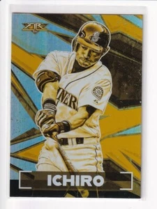 2021 Topps Fire Ichiro Gold Minted  Mariners #153 - Picture 1 of 1