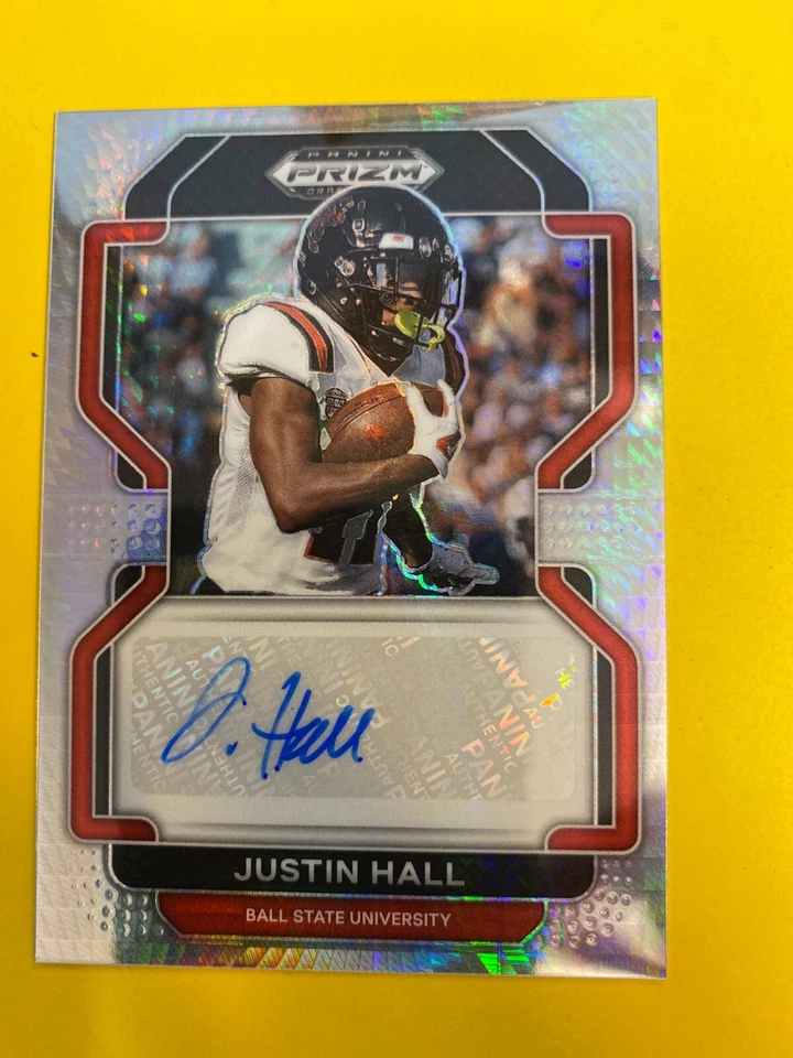 RS17737  2022 Prizm Draft Picks Autograph Hyper  Justin Hall - Image 1 of 1
