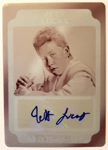 🔥2016 Star Wars Journey to Rogue One Druckplatte JETT LUCAS Autogramm 1/1 🔥 - Bild 1 von 3