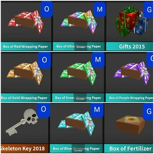 Roblox Murder Mystery 2 juego de papel de envoltura MM2 cuchillos y pistolas piadosas - Imagen 1 de 1