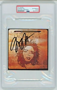 Lauryn Hill Signed CD Cover The Miseducation of PSA DNA COA Autographed Slabbed - Picture 1 of 2