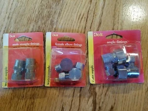 WATER SUPPLY FITTINGS Male Straight Female Elbow Angle NEW! Do It Best - Picture 1 of 14