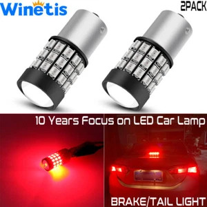 2X 39SMD LED R5W R10W 1156 BA15S 382 Strobe Car Tail Brake Stop Light Lamp Bulbs - Picture 1 of 8