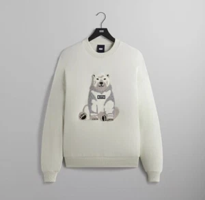 Kith Kithmas Eisbär Nelson Rundhalsausschnitt in Kreide Größe XLarge AUSVERKAUFT - Bild 1 von 5