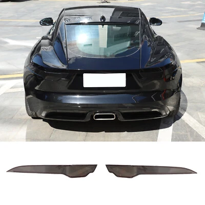 Fits 2021-2025 Jaguar F-TYPE Tail Light Smoked Cover ABS Blackout overlay Len — 第 1/4 张图片