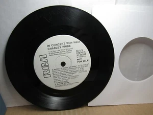 Old 33 RPM 7" Record - RCA JF-10287 - Charley Pride In Concert - 5 songs - Imagen 1 de 2